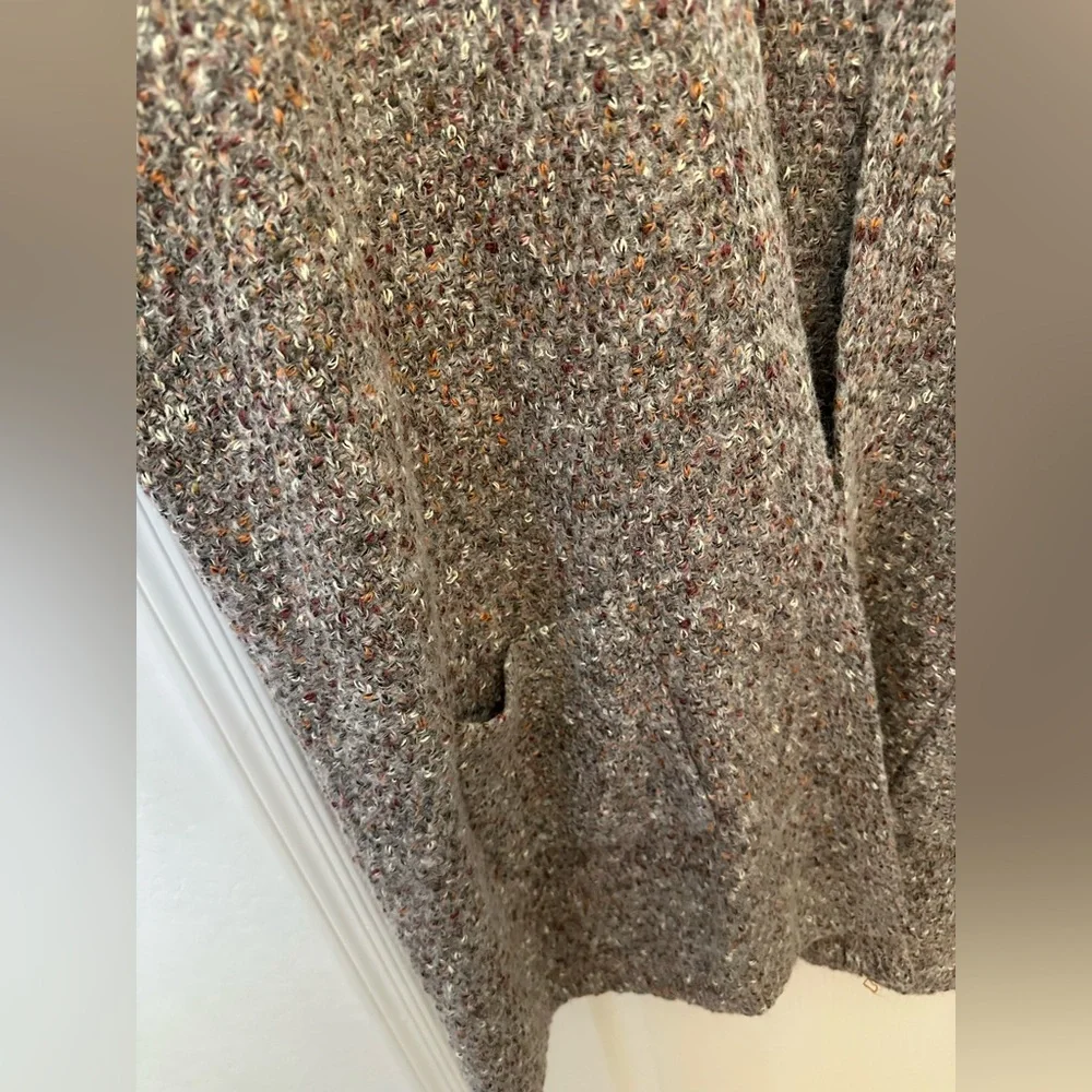 🩶TORRID Gray Marled Fuzzy Wool Knit Cardigan - Picture 12 of 16